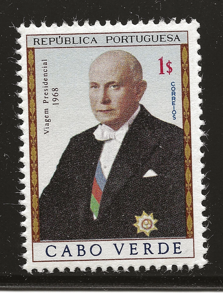 Cabo Verde Scott #342, juego completo único 1968 FVF MNH Foto 1 de 1