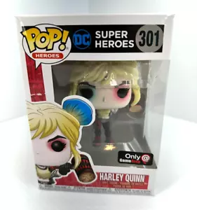Funko Pop de Harley Quinn Figura de vinilo #301 Heroes (exclusiva de GameStop) - Imagen 1 de 6