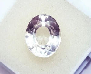 Natural White Sapphire 10.52 Ct Certified Loose Gemstone With Free Gift - Picture 1 of 6