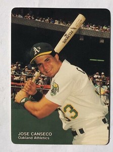 1990 Mother's Cookies Jose Canseco card #3 of 4