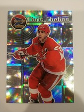 1999-00 Pacific Prism Holographic Mirror /160 Chris Chelios #49 HOF