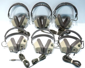 6 EXPLORER by TELEX SCHOOL / CLASSROOM STEREO HEADPHONES with VOLUME - Picture 1 of 7