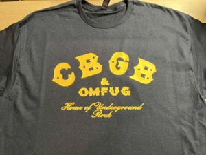 T-shirt CBGB Underground punk rock gialla club - Foto 1 di 1