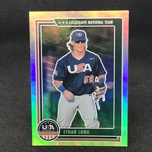 ETHAN LONG 2022 USA Stars & Stripes LONGEVITY HOLO RC /80 #18 COLLEGIATE ASU
