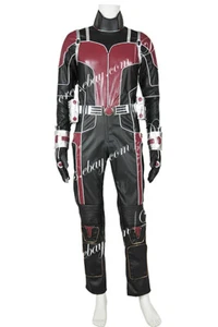 Costume uniforme in pelle Ant-Man The Avengers Scott lungo cosplay Halloween - Foto 1 di 11