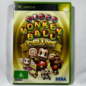 Super Monkey Ball Deluxe Xbox Game PAL Complete Free Postage - Picture 1 of 6