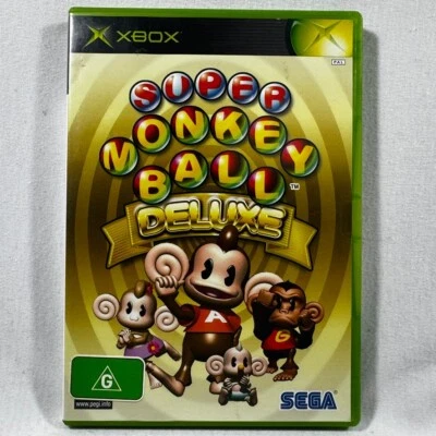 Super Monkey Ball Deluxe Xbox Game PAL Complete Free Postage - Image 1 of 4