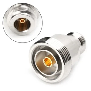 RF microwave Coaxial Adapter L29 7/16 DIN Female to N Female Connector - Photo 1/8
