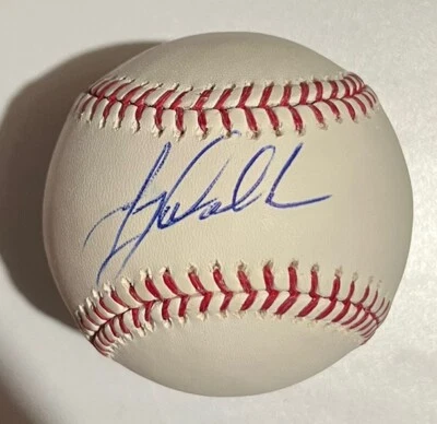 Pelota de béisbol firmada por Taijuan Walker autografiada ROMLB Marineros Mets Foto 1 de 2