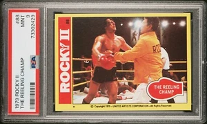 PSA 9 1979 Rocky II #88 Rocky Balboa Rookie Card Sylvester Stallone Topps Mint - Picture 1 of 3