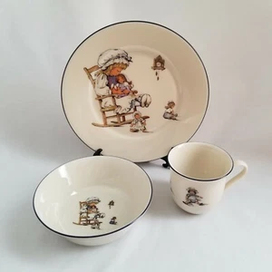 Juego de tazas mecedoras especiales Lenox niña/muñeca plato niño’s - Imagen 1 de 5
