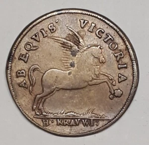 Rechenpfennig H. Krauwinckel Nürnberg (17.Jhdt.) FRANGIT ET ATOLLIT - Bild 1 von 2