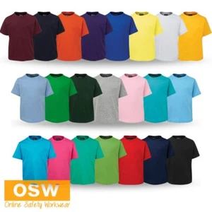 Kid's Improved Stability Jersey Knit Crew Neck Short Sleeve Tee Classic Fit - Picture 1 of 89