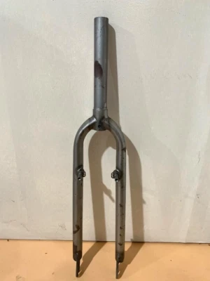 RAW Chromoly Bicycle Fork 1-1/8" Threadless w/Pivot for 29" Bike Cruiser BMX - Image 1 of 3