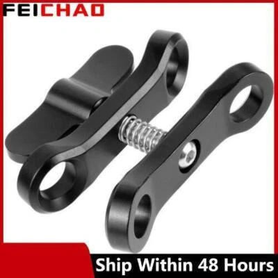 FEICHAO Diving Clamp Light Kugelkopf Butterfly Clip Stativhalterung Adapter für GoPro 11