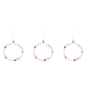 3 PCS Handyriemen Fräulein Perlen-Telefon-Charme Telefonschnur Mit - Zdjęcie 1 z 12