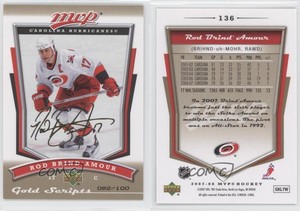 2007-08 Upper Deck MVP Gold Scripts /100 Rod Brind'Amour #136