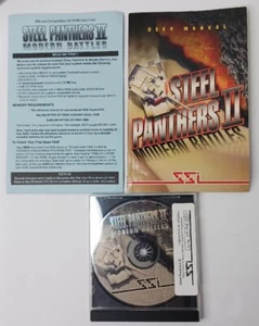 Steel Panthers II Modern Battles (PC DOS CD-ROM, 1996) - Disc And Manual No Box - Picture 1 of 6