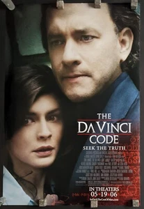 The Da Vinci Code (2006) Original 27x40 Movie Poster D/S Rolled, Tom Hanks - Picture 1 of 12