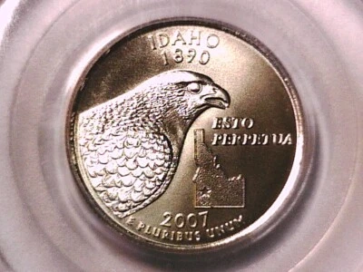 Idaho 2007 P Washington State Quarter PCGS MS 68 Satin Finish 13044084 - Image 1 of 3