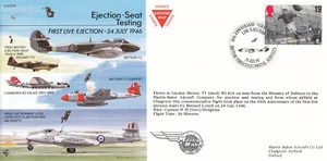 Ejection-Seat Testing FLOWN GB EJA(S)3 Cover BFPS 1996 (134914) - Picture 1 of 2