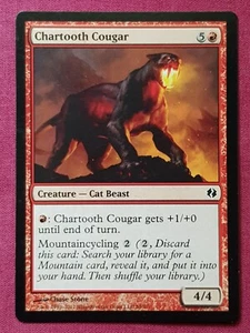 Magic The Gathering DUEL DECKS VENSER VS KOTH CHARTOOTH COUGAR red card MTG - Picture 1 of 2