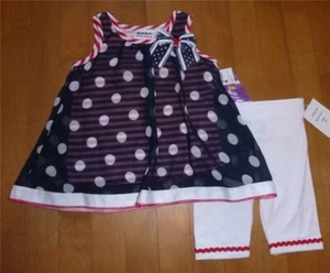 Toddler Girls Bluberi Blvd 2pc Dress Tunic Tank Top & Bike Shorts Size 2T NWT - Picture 1 of 1