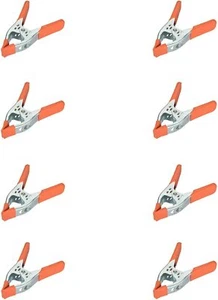 Houseables Spring Clamps, Metal, 8 Pack, 6 Inch, Large Strong Clips, Wide Jaw - Picture 1 of 9