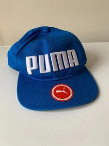 Gorra PUMA azul bordada en 3D Snapback - Imagen 1 de 10
