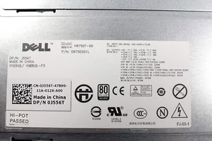 Dell Precision T5500 T5400 Workstation 875W Netzteil W299G N875EF-00 J556T - Bild 1 von 5