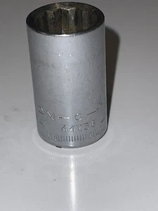 Vintage Craftsman USA 15 MM 12 Point 1/2" Drive Shallow Socket EE Series 44236 - Picture 1 of 3