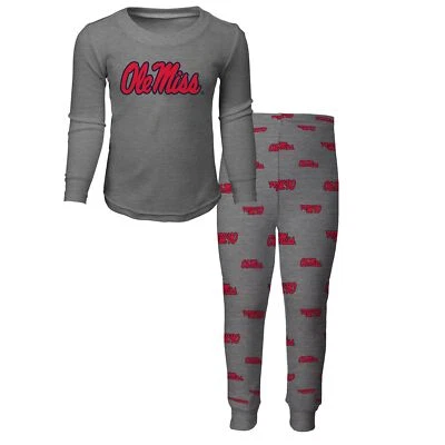 NCAA by Outerstuff NCAA Mississippi Old Miss Rebels Toddler Long Sleeve Tee &... - Image 1 of 3