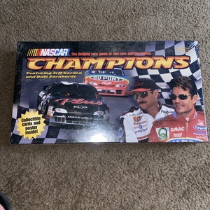 Milton Bradley Board Game NASCAR Champions Race Car Earnhardt Gordon SEALED NEW 