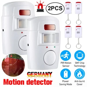 Alarmanlage Fernbedienung Sirene 105dB Haus Anlage Bewegungsmelder Sensor Schutz - Bild 1 von 13