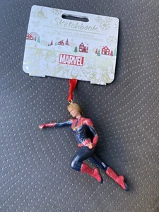 Disney Store Marvel Captain Marvel Sketchbook  Ornament - Picture 1 of 4