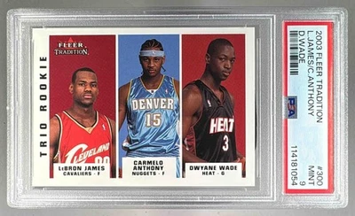 1054 James Anthony Wade 2003 Fleer Tradition #300 RC PSA 9 - Image 1 of 3