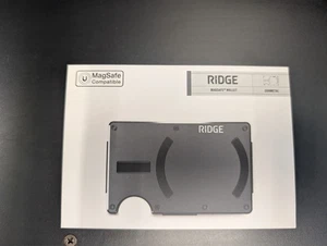 Ridge Geldbörse Gun Metal RFID Blocking 3k MAGSAFE - Bild 1 von 3
