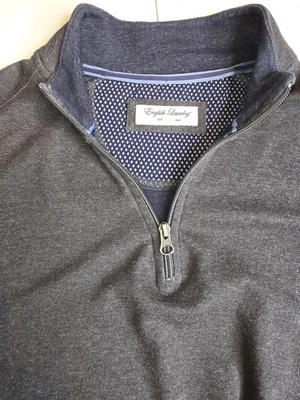 Pullover clásico ENGLISH LAUNDRY Gret mediano 1/4 cremallera para hombre -514 Foto 1 de 4