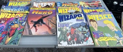 Wizard Magazine Comic Guide Lot of 11 Early Issues 1991–1994 - Image 1 of 4