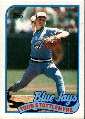 1989 Topps #722 Todd Stottlemyre Toronto Blue Jays - Image 1 of 2