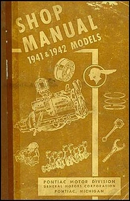 1941-1942 Pontiac Negozio Manuale Originale OEM Dealer Factor Riparazione Libro - Immagine 1 di 2