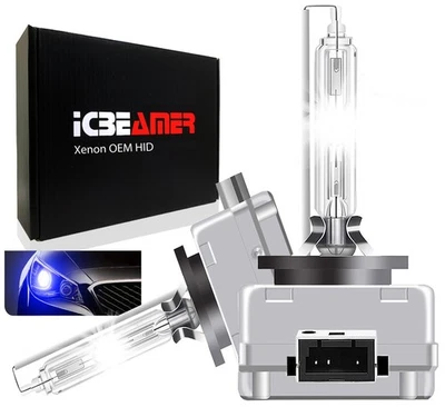 1 pair 30000K Deep Blue D3R D3S  Xenon HID Direct Fit Low Beam Light Bulbs A138 - Image 1 of 4