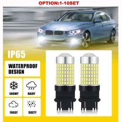 AUXITO 3157 3057 3156 LED 4157 Luz de señal de giro de freno inverso 6500K Bombilla Blanca Foto 1 de 4