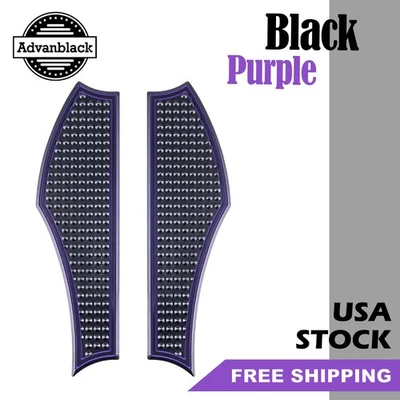 Tableros de piso Advan Vengeance Front Rider negros/verdes aptos para Harley y Softail Foto 1 de 4