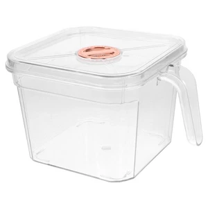 Transparent Tank Travel Cube Plastic Bowl Decorative Goldfish - Picture 1 of 12