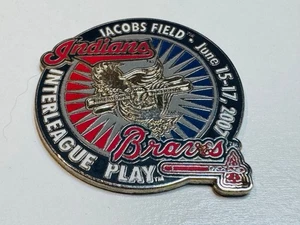 Cleveland Indians vs Atlanta Braves Interleague Game Pin Jacobs Field June 2007 - Picture 1 of 2