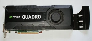NVIDIA Quadro K5000 4GB GDDR5 DVIx2/DisplayPortx2 PCIE Graphics Card - Picture 1 of 5