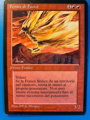 MTG 1x ITALIAN Firestorm Phoenix Legends OLD SCHOOL Magic the Gathering x1 NM - Image 1 of 2