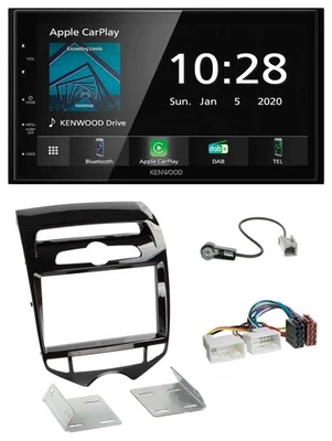 Kenwood Bluetooth MP3 DAB USB 2DIN Autoradio für Hyundai ix20 ab 10 autom. Klima - Bild 1 von 4