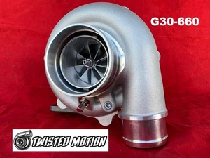 G30-660 Ball Bearing Turbo Billet Comp Wheel T3 0.82A/R Vband Turbine Housing - Bild 1 von 11